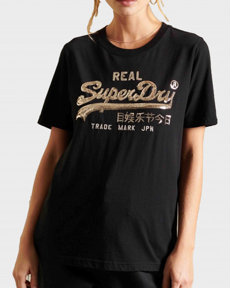 Superdry Vintage Logo Boho Sparkle T-Shirt - W1010731Α