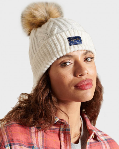 SUPERDRY CABLE LUX WOMEN'S BEANIE - W9010139Α