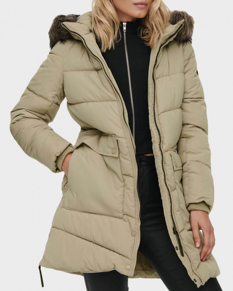 ONLY LONG QUILTED WOMEN'S JACKET - 15235078