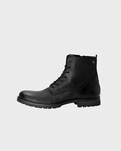 Jack & Jones Cow Leather Boots - 12159497