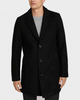 Tom Tailor Wool Coat Ανδρικό Παλτό - 1461521 - ΜΑΥΡΟ