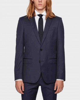 Boss Slim-Fit Jacket Ανδρικο Σακάκι - 50318498 - ΜΠΛΕ