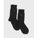 Polo Ralph Lauren Merino-2 Pack Socks -  449723737 - BLACK