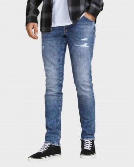Jack & Jones Ανδρικό Τζην Glenn Fox Sbd 703 Slim Fit Jeans - 12201647 - ΜΠΛΕ
