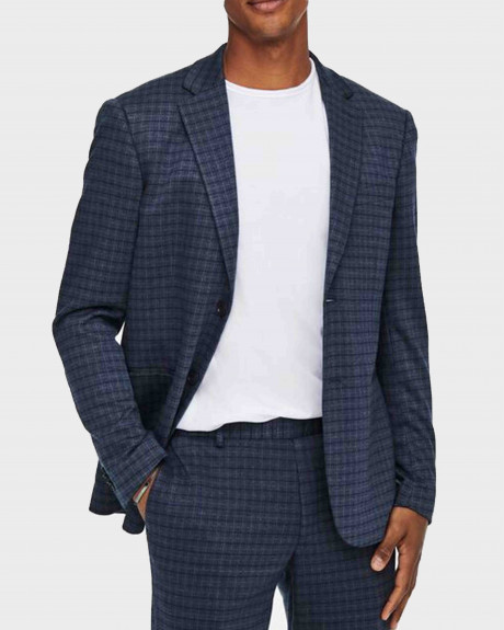 Only & Sons Checked Blazer Ανδρικό Σακάκι - 22019220