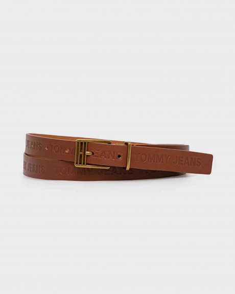 Tommy Jeans Leather Women's Belt - AW0ΑW10879