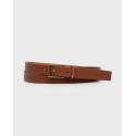 Tommy Jeans Leather Women's Belt - AW0ΑW10879 - BLACK