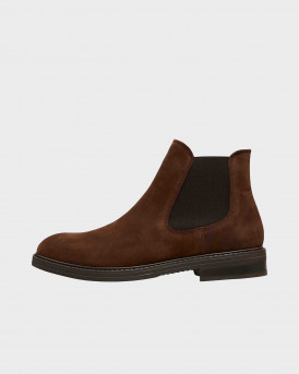 Selected Suede Chelsea Boots Ανδρικά Μποτάκια - 16081456 - ΚΑΦΕ