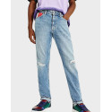 TOMMY JEANS SCANTON SLIM DISTRESSED HEMP ΑΝΔΡΙΚΟ JEAN - DM0DM11892 - ΜΠΛΕ