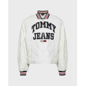 Tommy Jeans Γυναικείο Τζάκετ - DW0DW11844 - ΑΣΠΡΟ