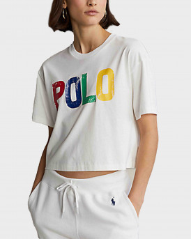 Polo Ralph Lauren Women's Jersey T-Shirt - 211856639001  - WHITE