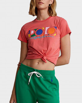 Polo Ralph Lauren Women's T-Shirt - 211856637002 - CORAL