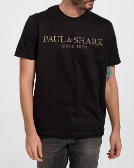 Paul & Shark Ανδρικό T-Shirt - 21411032 - ΜΑΥΡΟ