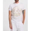 Versace Ανδρικό T-Shirt - 72GAHT03 72600 - ΑΣΠΡΟ