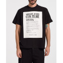 Versace Ανδρικό T-Shirt - 72GAHT05 72UP601 - ΜΑΥΡΟ