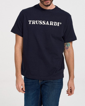 Trussardi Ανδρικό T-Shirt - 52Τ00589 1T005651 - ΜΠΛΕ