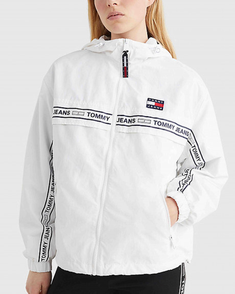 TOMMY JEANS LOGO TAPE CHICAGO WINDBREAKER - DW0DW13015
