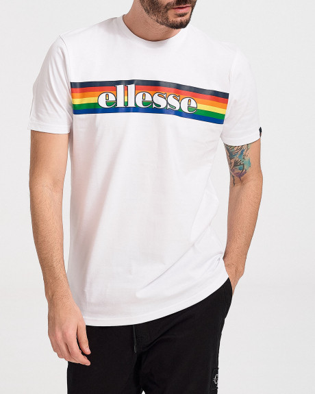 ELLESSE Ανδρικό T-shirt WHITE DREILO - SHM13822 