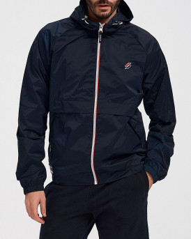SUPERDRY ΑΝΔΡΙΚΟ ΤΖΑΚΕΤ ESSENTIAL HOODED CAGOULE - Μ5011318A - ΜΠΛΕ