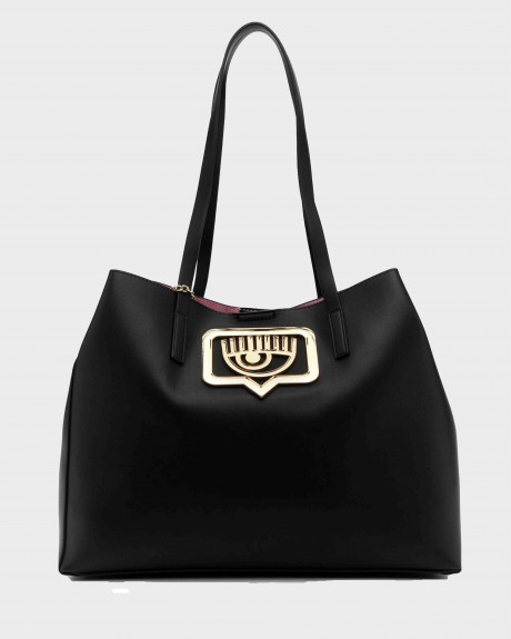 CHIARA FERRAGNI ΓΥΝΑΙΚΕΙΑ ΤΣΑΝΤΑ Bold Eye larg tote bag - 72SB4BΒ3