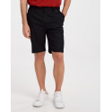 CALVIN KLEIN LINEN SLIM FIT BERMUDA SHORTS - K10K108658 - ΜΑΥΡΟ