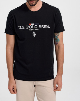 U.S POLO ASSN Ανδρικό T-Shirt - 61647 50313 - MΑΥΡΟ