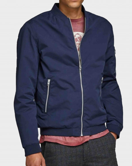 JACK & JONES ΑΝΔΡΙΚΟ ΜΠΟΥΦΑΝ BOMBER MARINE HOMME - 12204472