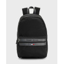 TOMMY HILFIGER ΑΝΔΡΙΚΗ ΤΣΑΝΤΕΣ ESSENTIAL LOGO RECYCLED POLYESTER BACKPACK - AM0AM08209 - ΜΠΛΕ