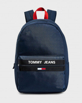 TOMMY HILFIGER ΑΝΔΡΙΚΗ ΤΣΑΝΤΕΣ ESSENTIAL LOGO RECYCLED POLYESTER BACKPACK - AM0AM08209 - ΜΠΛΕ