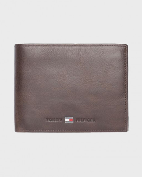 TOMMY HILFIGER MEN'S LEATHER WALLET WITH CARD CASES - AM0AM00659