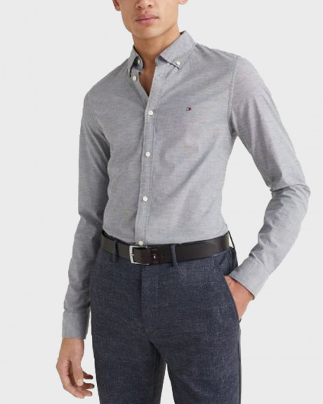 TOMMY HILFIGER 1985 ESSENTIAL ΑΝΔΡΙΚΟ ΠΟΥΚΑΜΙΣΟ ΣΕ SLIM ΓΡΑΜΜΗ ΜΕ ΤΕΧΝΟΛΟΓΙΑ POLYGIENE - MW0MW23134