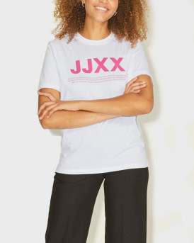 JACK & JONES XX ΓΥΝΑΙΚΕΙΟ T-SHIRT - 12206974 - ΑΣΠΡΟ-ΡΟΖ
