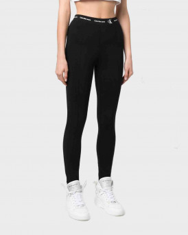 Calvin Klein Jeans logo-waistband Leggings - J20J217747 - ΜΑΥΡΟ