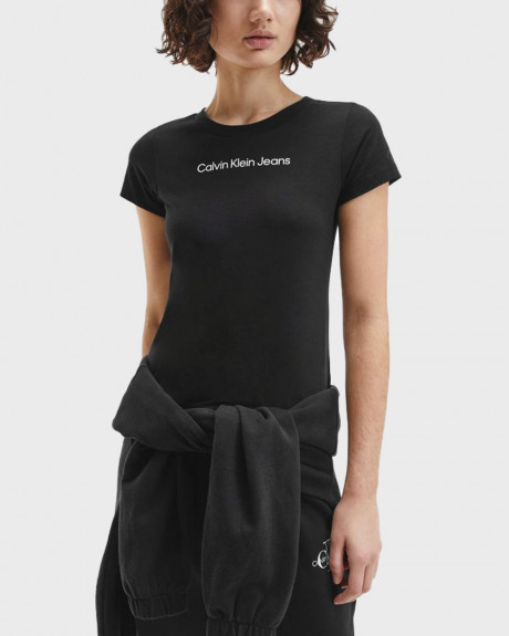CALVIN KLEIN ΓΥΝΑΙΚΕΙΑ ΜΠΛΟΥΖΑ ΜΕ ΣΤΕΝΗ ΓΡΑΜΜΗ ΚΑΙ ΛΟΓΟΤΥΠΟ - J20J218263