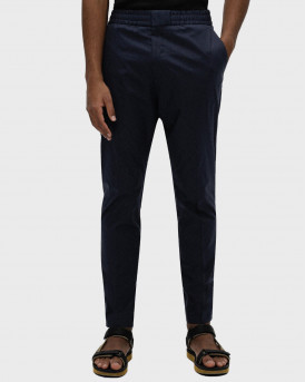 HUGO ΑΝΔΡΙΚΟ ΠΑΝΤΕΛΟΝΙ EXTRA-SLIM-FIT TROUSERS IN HIGH-PERFORMANCE STRETCH COTTON - 50468009 - ΜΠΛΕ