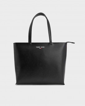 TOMMY JEANS ESSENTIAL TOTE - AW0AW11636 - ΜΑΥΡΟ