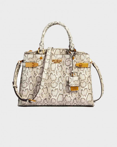 Guess Zadie Python Logo Handbag - KΑ839606 