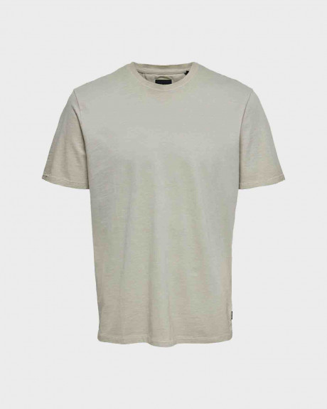 ONLY & SONS SOLID COLORED T-SHIRT - 22018868