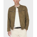 ONLY & SONS FAUX SUEDE JACKET - 22021446 - ΚΑΦΕ