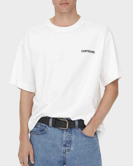 ONLY & SONS OVERSIZED PRINTED T-SHIRT - 22022149