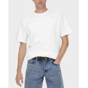 ONLY & SONS LOOSE FITTED T-SHIRT - 22022532 - ΑΣΠΡΟ
