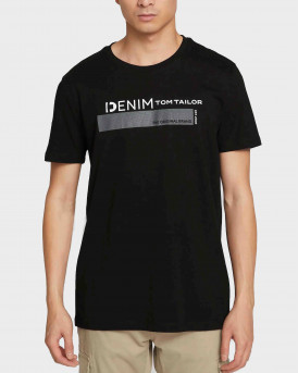 Tom Tailor Men's T-Shirt - 1030693 - BLACK