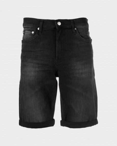 Calvin Klein Rolled-cuff Denim Shorts - J30J320525
