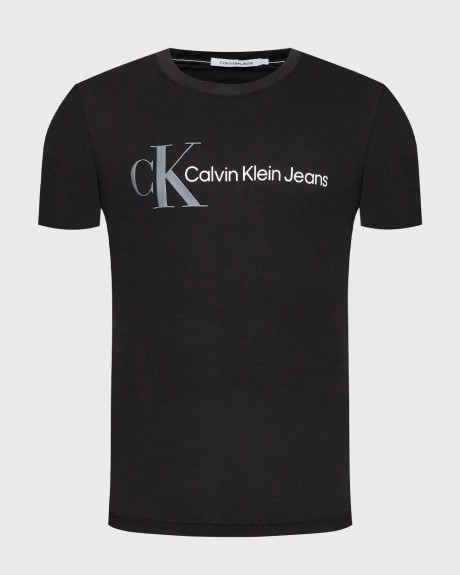 CALVIN KLEIN JEANS MEN'S T-SHIRT Czarny Regular Fit - J30J319717