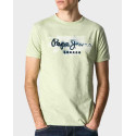 PEPE JEANS GOLDERS N PAINT EFFECT T-SHIRT WITH LOGO - PM508105 - ΛΑΧΑΝΙ