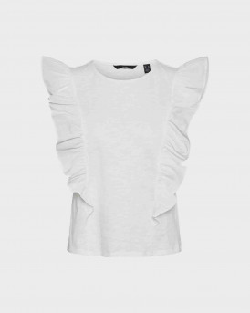Vero Moda Γυναικείο T-Shirt - 10265116 - ΑΣΠΡΟ