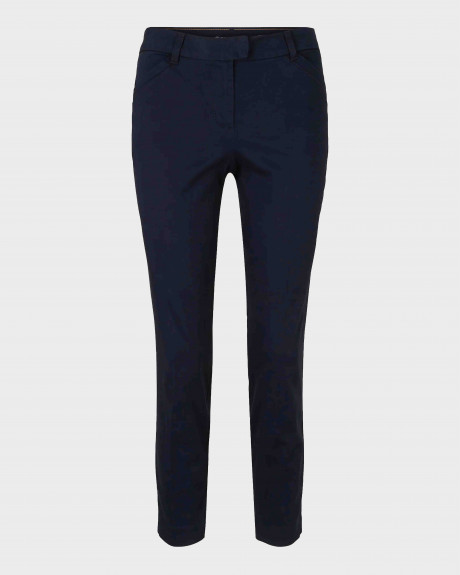 TOM TAILOR SLIM - Pantalones Chinos - Sky Captain Blue/azul Marino