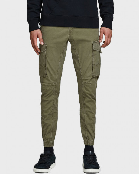 JACK & JONES PAUL FLAKE AKM 542 CARGO PANTS - 12141844
