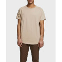 JACK & JONES ORGANIC COTTON CURVED HEM T-SHIRT - 12164936 - ΜΠΕΖ