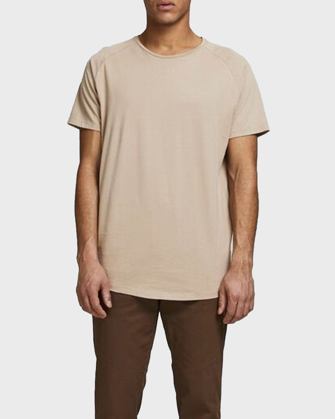 Camiseta De Cuello Redondo Y Manga Corta